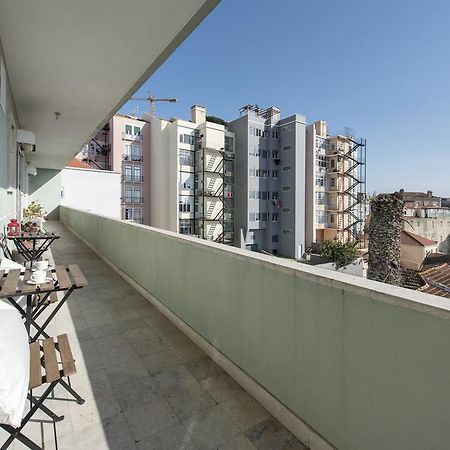 Appartamento Vista Espetacular Baixa E Rio Lisbona Esterno foto