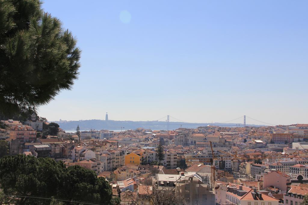 Appartamento Vista Espetacular Baixa E Rio Lisbona Esterno foto