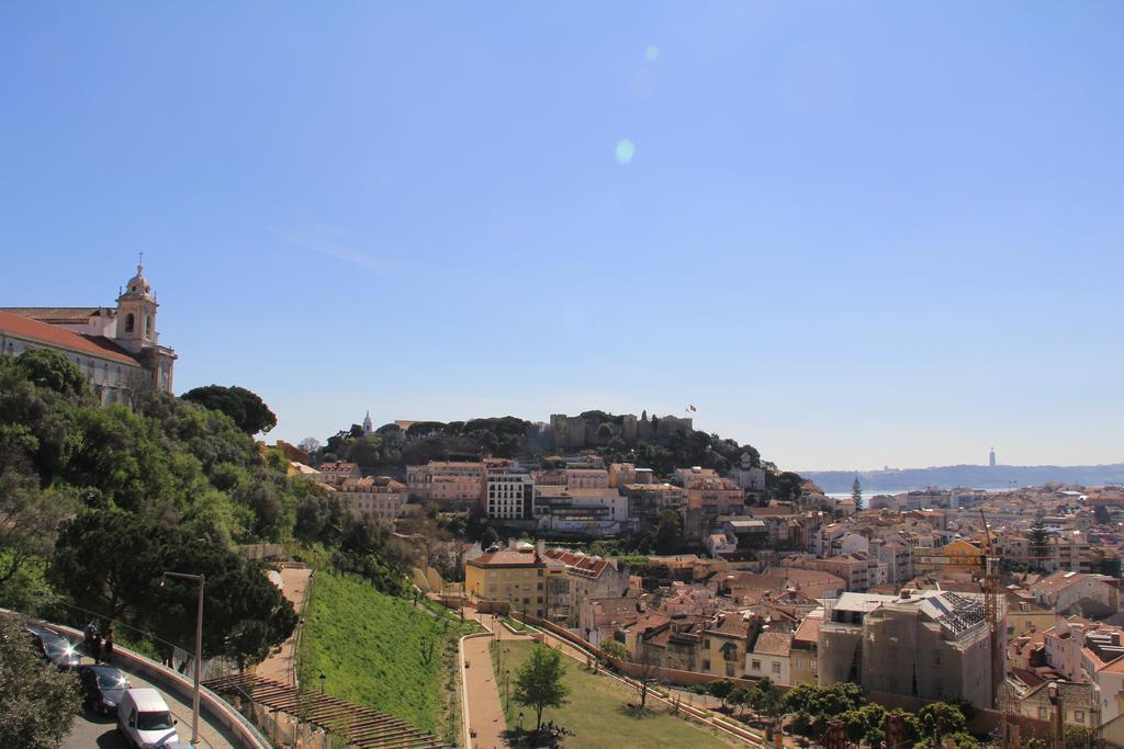 Appartamento Vista Espetacular Baixa E Rio Lisbona Esterno foto