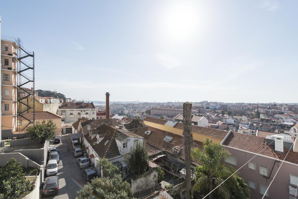 Appartamento Vista Espetacular Baixa E Rio Lisbona Esterno foto